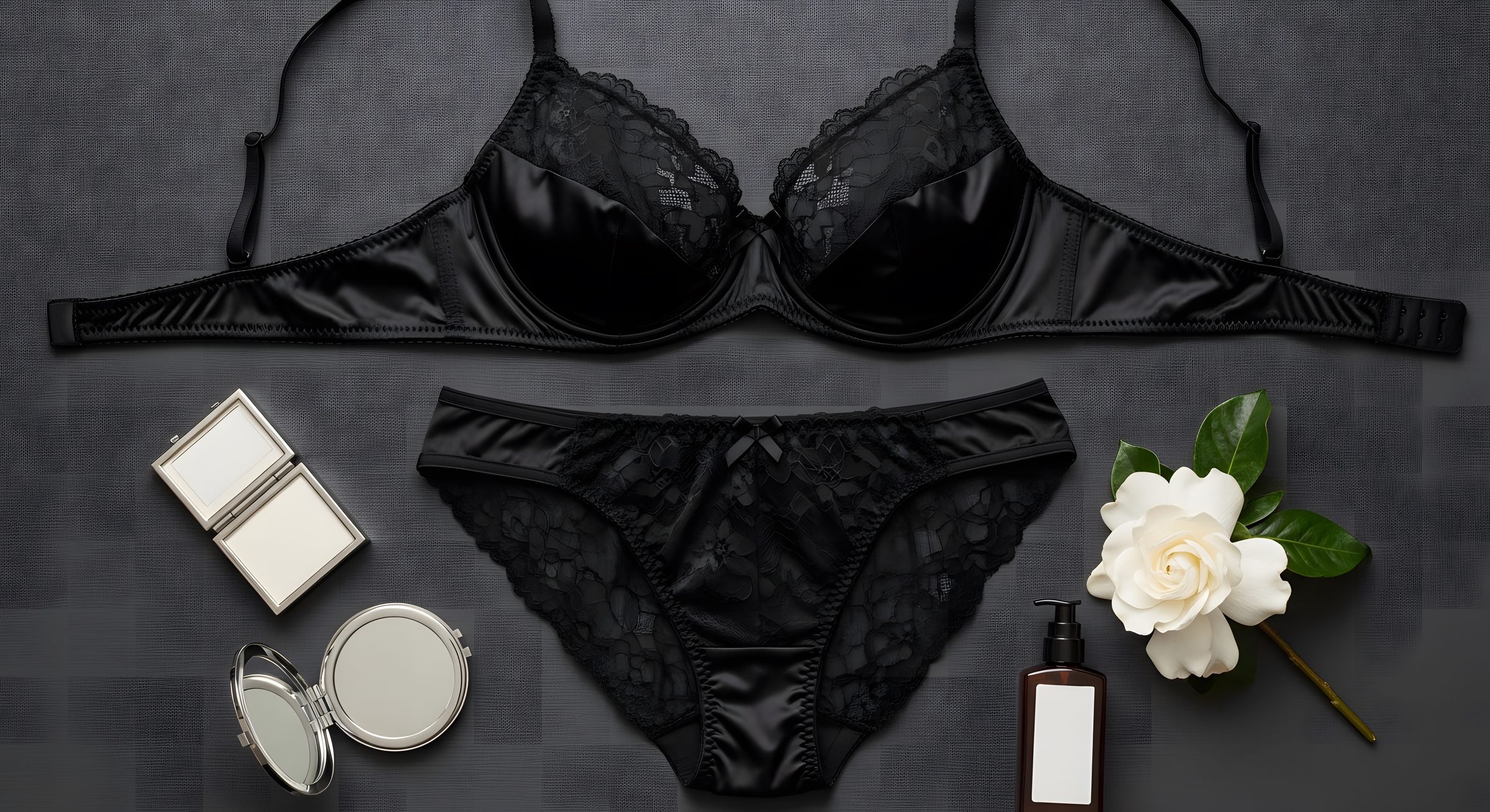 Midnight Lace Set