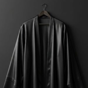 Obsidian Silk Robe