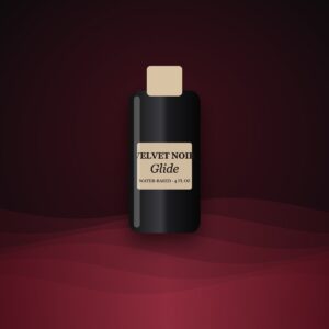 Glide water-based lubricant - Velvet Noir demo product
