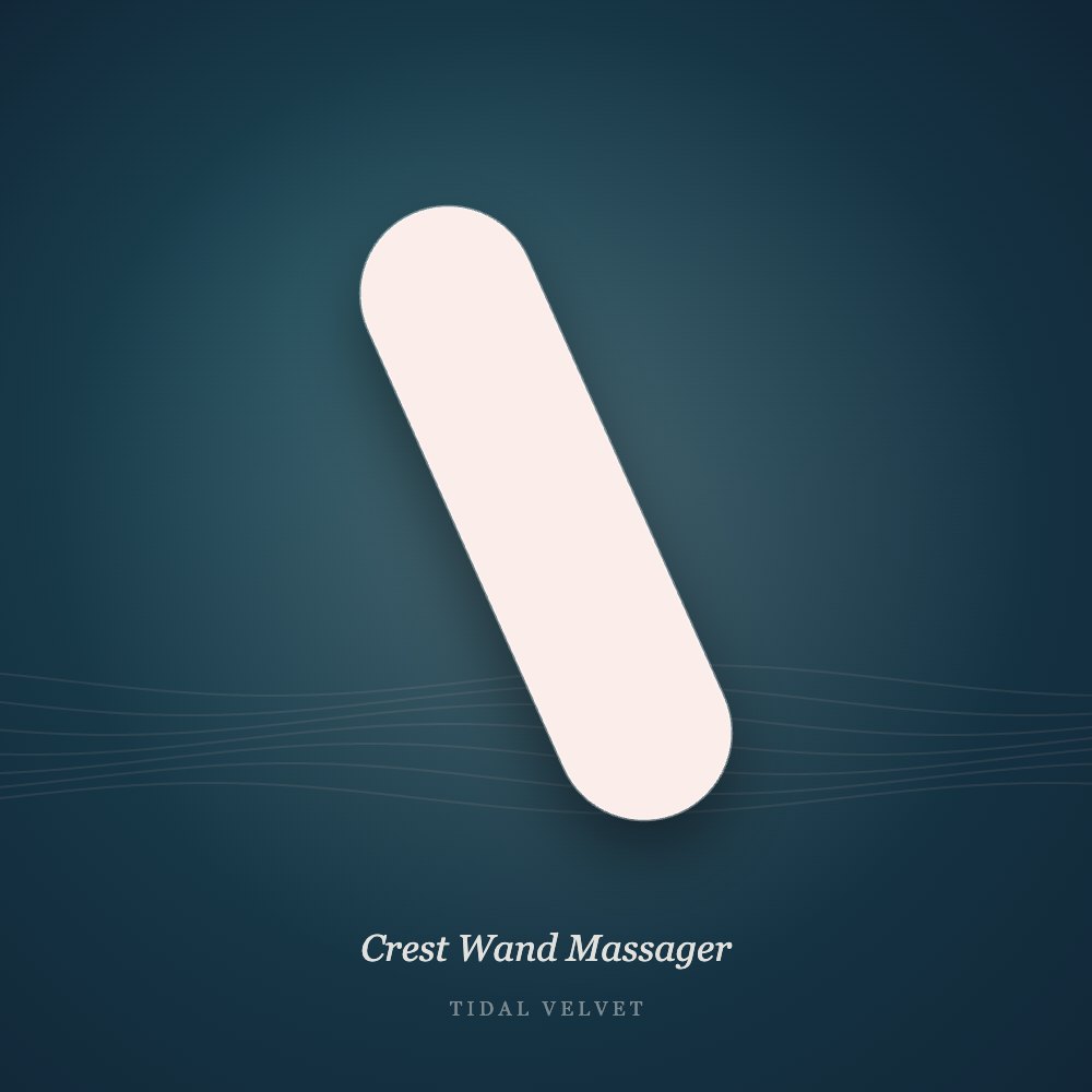 Crest Wand Massager - Tidal Velvet demo product