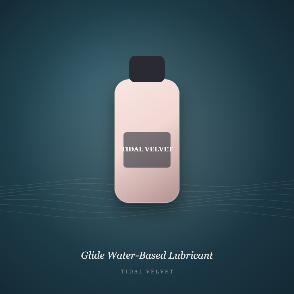 Glide Water-Based Lubricant - Tidal Velvet demo product